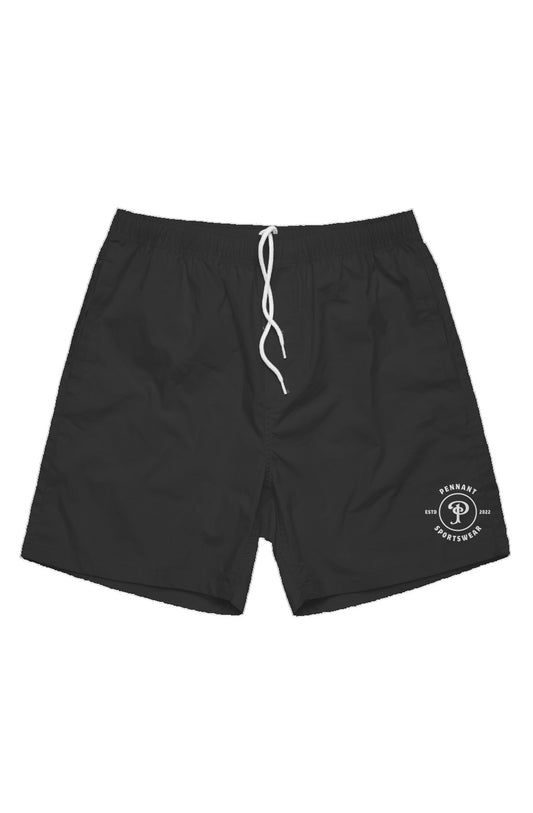 Pennant Sport Shorts Black - 5 in
